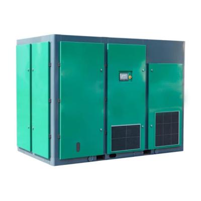 China High Quality OIL-LESS Rotary Fan 100% Oil Free Rotary Screw Air Industrial Screw Compressor for sale