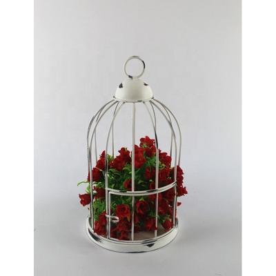 China Small Viable Rustic White Decorative Birdcages Wholesale Wedding for sale