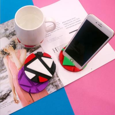 China 2019 Cup Coaster 2019 Phone Socket Holder Mobile Phone Holder Stand Cup Desktop Coaster or Phone Socket or Coaster for sale