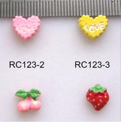 China 3d Nail Art DIY Decoration 3D DIY Cherry Biscuits Resin Decorations Jewelry For Nail Art Decoration for sale