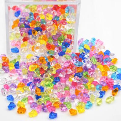 China DIY Toy Fishbowl Beads For Mud 500g/bag 6x9mm Transparent Color Simulation Ice Cube DIY Fishbowl Beads For Mud for sale