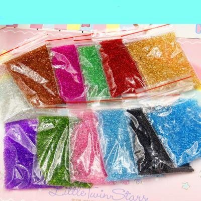 China DIY Toy Fishbowl Beads For Mud Colors High Quality Plastic Beads 12 Fishbowl Beads Diy Rice Beads for sale