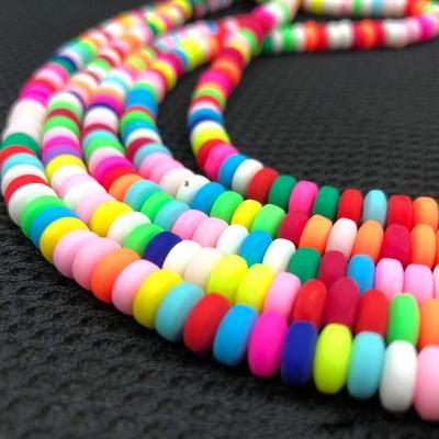 China Wholesale Colorful Clay Abacus Beads Jewelry Necklace Bracelet Earring Making For DIY Bracelet Necklace Jewelry Candy Accessories for sale