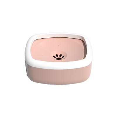 China Automatic Portable Pet Water Bowl Cat Dog Water Bowl Pet No-puddle Floating Splash Prevent Buoyant Force Bowl for sale