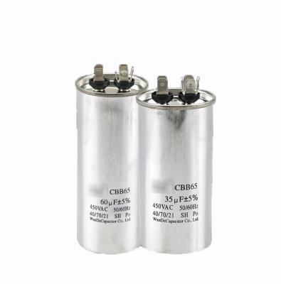 China Resist CBB65 Air Conditioning Capacitors 30uF High Temperature Air Conditioner Capacitor for sale