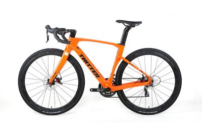 China 2022 New Carbon Fiber TWITTER Gravel V3 Carbon Fiber Road Bike APEX-11S Road Bike for sale