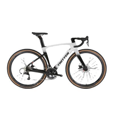 China Carbon Fiber Twitter Gravel Bike GRAVEL-V2 RS-12S 22Speed ​​Cross Country Road Bike 700*40C Gravel Bike for sale