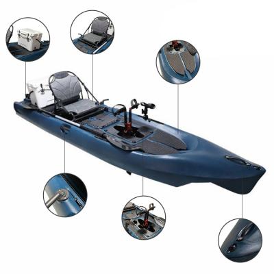 China PE (HDPE or LLDPE) 11.8ft Pedal Kayk Sit To Top Kayak Sup Fin Pedal Sip Kayak with Pedal Position Board à venda