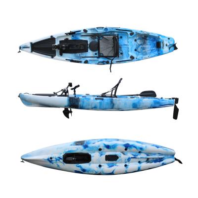 중국 Custom color and logo of china best design PE(HDPE or LLDPE) kayak low price spinning kayak colorful spinning design fishing kayak 판매용