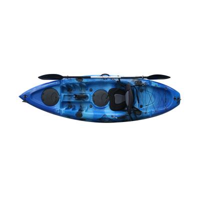 Chine New Designed PE (HDPE or LLDPE) Cheap Small Fishing Kayak with 4 Rod Holders Fishing Kayak for Leisure à vendre