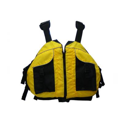 Китай Popular Oxford EPE nylon foam design and high quality spinning kayak life vest swimming adult life jacket продается