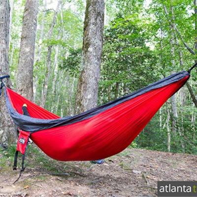 China Original OEM Parachute 200cm Multilight Doubles Hammock 300 Camping Material Size Modern Military Outdoor Portable Nylon Fabric Furniture for sale