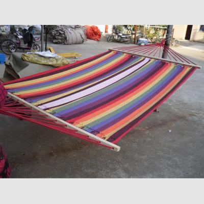 China Modern Double Size Hammock Indoor Polycotton Fabric Material Outdoor Garden for sale