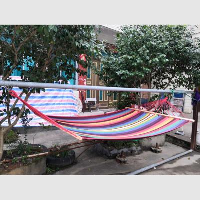 China Modern Double Size Hammock Indoor Polycotton Fabric Material Outdoor Garden for sale