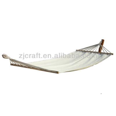 China Original Modern Camping Hammock Bar Material Modern OEM Cotton Parachute Doubles Fabric Wooden Simple Outdoor Portable Furniture for sale