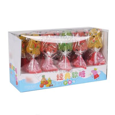 China Normal Natural Dinky Bear Lollipop Halal Meat Gummy Candy for sale