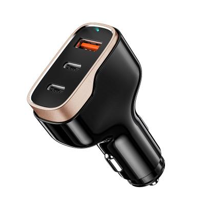 China Mold Series Private USB Car Charger With Aluminum Car Charger Price Promotion Case 40w Dual Type-C Fast Charging Apple USB Charger Car for sale