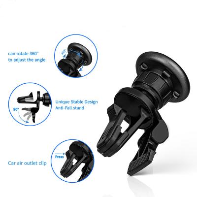 China 2020 New Hot Selling OEM/ODM Universal Customized Logo Gravity Car Mount Deform Air Vent Clip Mobile Phone Holder for sale