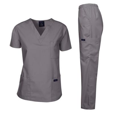 China Eco-Friendly Scrubs Medical Uniform Women and Man Scrubs Set Medical Scrubs Top and Pants for sale