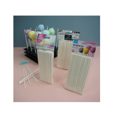 China White lollipop food grade kraft paper cakepop paper stick for sale