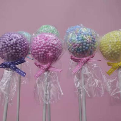 China Kids friendly; Customized food grade 4x152mm environmentally friendly biodegradable paper 100pcs white cakepop stick for sale