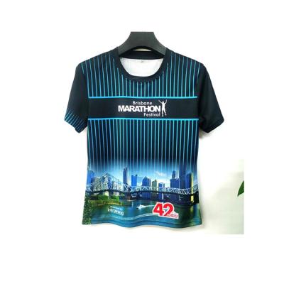 China Anti-Wrinkle Curing Short-Sleeve Full Body T-shirt Print Label Cotton Frame Custom Printing Men's Digital T-Shirts for sale