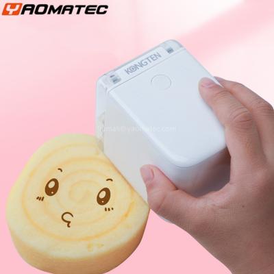 China Portable Edible Handheld Latte Cake Bread Biscuit Cake Food Inkjet Yaomatec Coffee Printing Mold Image Baking Printer Mold for sale