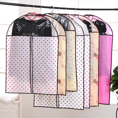 China Custom Made Eco-friendly Storage Clothes Dust Non Woven Wedding Dress Bag Designer Printed Wedding Garment Cheap Bag for sale