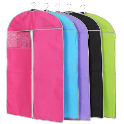 China 2021 Wholesale Promotional Colorful Foldable Garment Bag Eco-friendly Eco Logo With Zipper Custom Made for sale