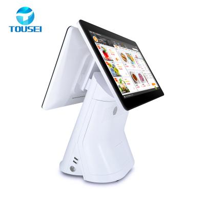 China Display Interfaces 15.6” Touch Screen Retail SDKs Dual POS System All In One POS Multiple Sizes Available for sale