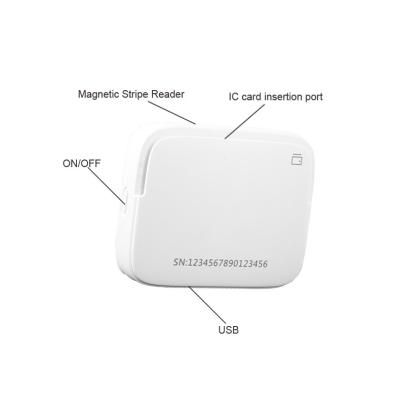 China SDK Magnetic Card Writer Recharge Machine All In One Big Mpos Swipe And Smart Card Reader For IOS for sale