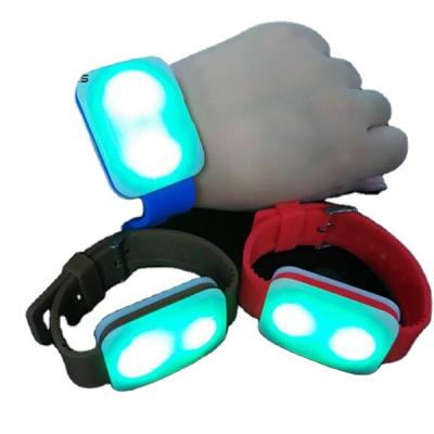 China EVENT LED Wristband Glowing Silicone DMX Control LED Light Wristband for sale