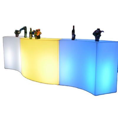 China Waterproof Rechargeable Luminous Modern LED Bar Counter for sale