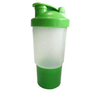 China 500ml Custom Plastic Protein Shaker Bottle Wholesale Viable Gym Fitness Shaker Bottle for sale