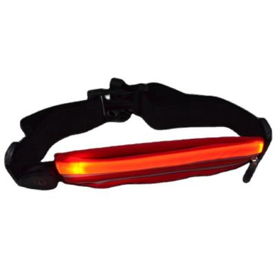 China Fashion Outdoor Cycling Waist Belt LED Running Elastic Bag for sale