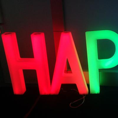 China Environment Friendly 80cm 120cm Led Light Marquee Letters For Party Decor for sale