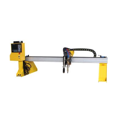 China building material stores cnc portable metal gantry plasma cutter metal flame cutting machine mini small for price for sale