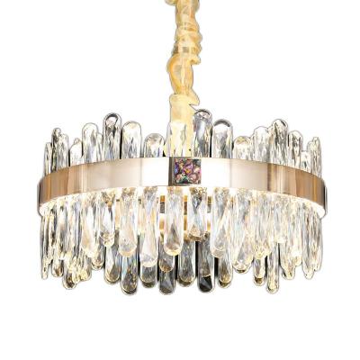 China Traditional Modern Single Bedroom Living Room Chandelier Design Lamp Clear Crystal Chandelier for sale