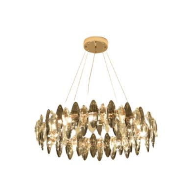 China Bedroom Traditional Gold Light Modern Style Fashion Design Living Room Crystal Lamp Chandelier for sale