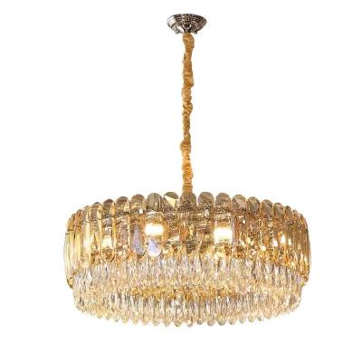 China Contemporary Hot Selling Crystal Chandelier Modern Luxury Living Room Bedroom Ceiling Lamp Style Lamp for sale