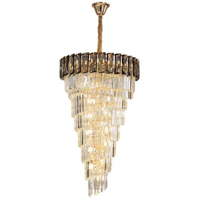 China Modern Luxury Gold Living Room Dining Room Lamp Traditional Hot Selling Crystal Chandelier for sale