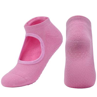 China High Quality Breathable Cushioning Grips Women Antiskid Pilates Barre Ballet Dance Yoga Socks for sale