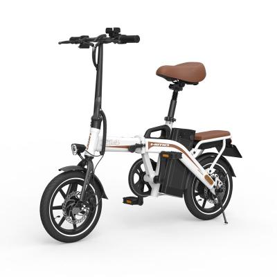 China Aluminum Alloy AGENT For HIMO Z14 Folding E-Bike Electric Brushless 350W Motor Three Modes 25km/h Max Speed ​​25km/h for sale