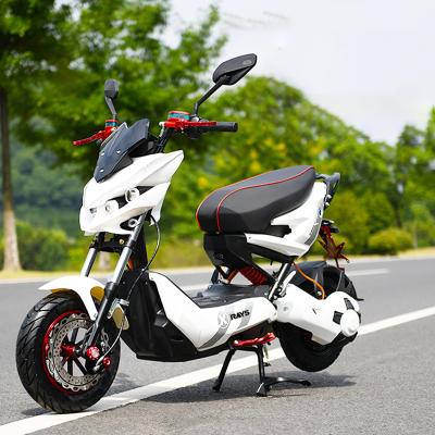 China Hot Sale 1200w Steel High Power Front And Rear Disc Brake Electric Scooter Motorcycle For Adult for sale