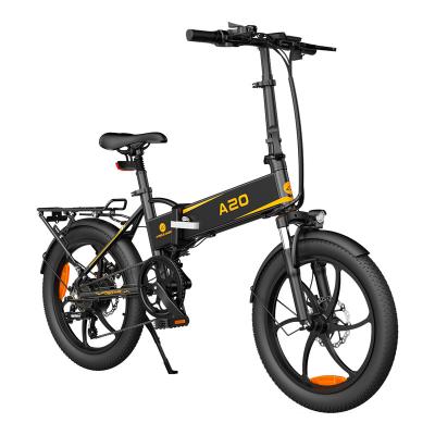 China Wholesale 2022 China Aluminum Alloy NEW Fat Tire Electric Bike 350W ADO A20 XE Folding Ebike Mountain Bike for sale