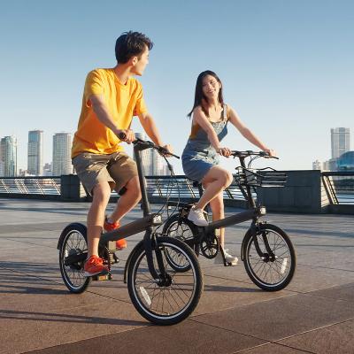 China Original Xiaomi MI Qicycle Electric Power Bicycle Standard 40km Assisted Riding With Large Size Light Sensitive Display Screen for sale