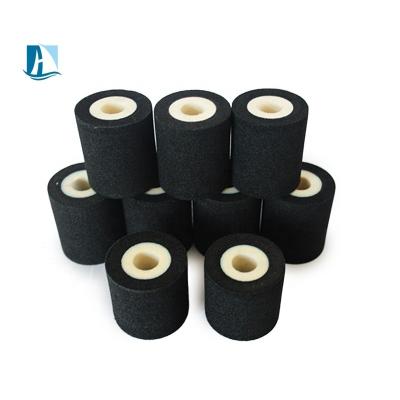 China COMPATIBLE Dry Ink Rolls for Thermal Coding Machine Black Color 40*40 and 36*36 Sizes for sale