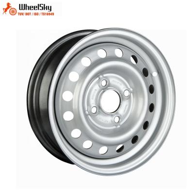 China Universal Inch 13x4.5 PCD 4x100 600kg Load Capacity Winter Europe Trailer Wheelsky ET1345406-S Trailer Steel Wheel for sale