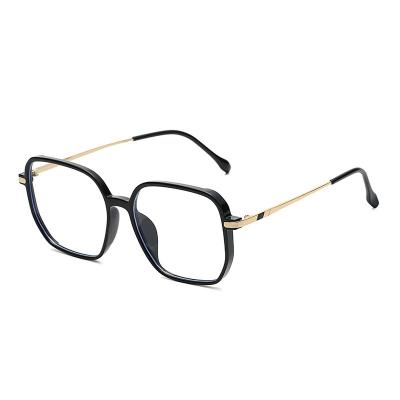 China 2022 Fashion Design Retro Square Tr90 Frames Light Filter Blue Optical Glasses Glasses for sale