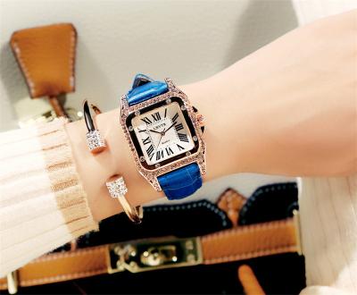 China Chronograph Mix Colors Alloy Red Case To Charm New Design Fashion Girls Lady Leather Watch For Women for sale